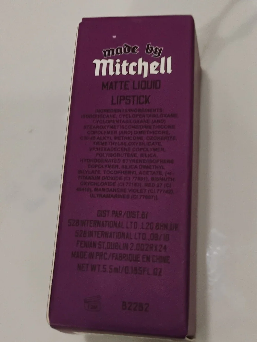 Boom Matte Liquid Lipstick IRIS Made By Mitchell NEW IN BOX